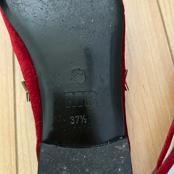 MR by Men Repeller red velvet mules - Picture 9 of 9